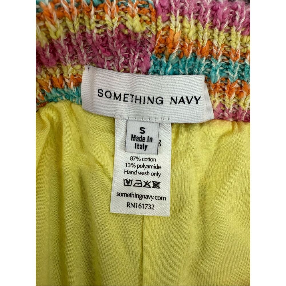 SOMETHING NAVY - Revolve - Multicolored Sweater Shorts in Rainbow - Picture 8 of 10